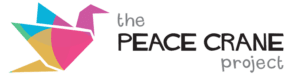 Peace Crane Logo and Wording